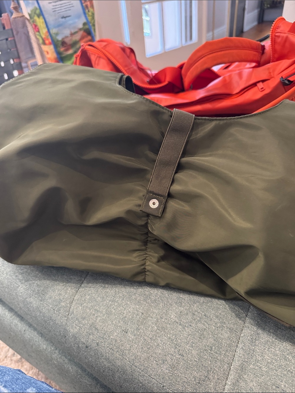 Olive Green Gym/ Travel Duffel Bag